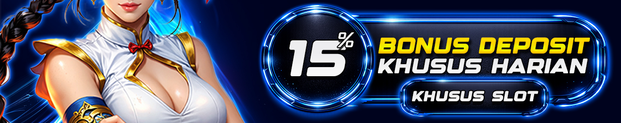 BONUS HARIAN SLOT 15%